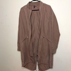 Mauve Light Weight Utility Jacket
